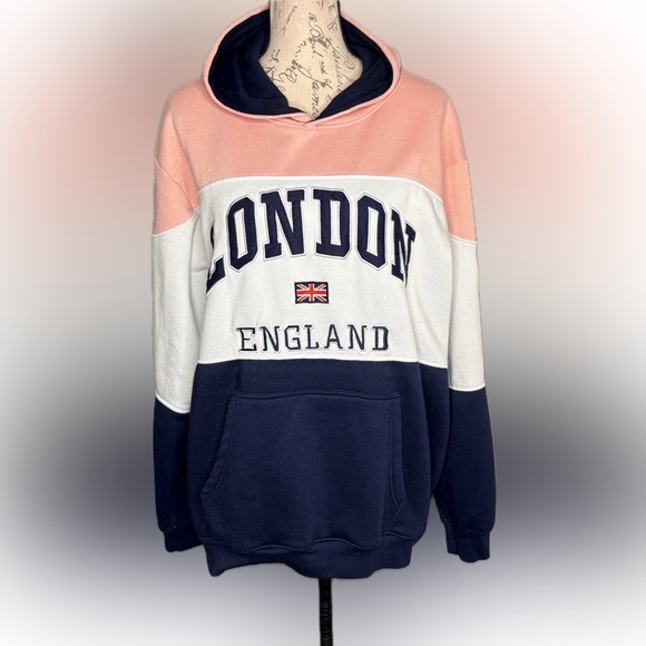 International Apparel Tops - International Apparel London England Hoodie XL